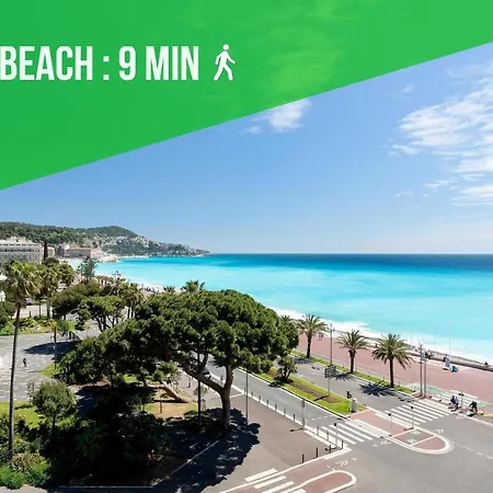Center - Balcony Quiet - Air Conditioner - Kitchen - Wifi - Tram Nice Extérieur photo