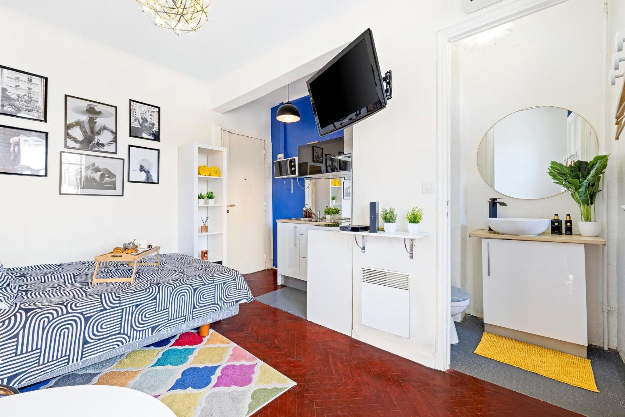 Center - Balcony Quiet - Air Conditioner - Kitchen - Wifi - Tram Nizza